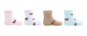 Skarpety niemowlęce wzorowane 3pak