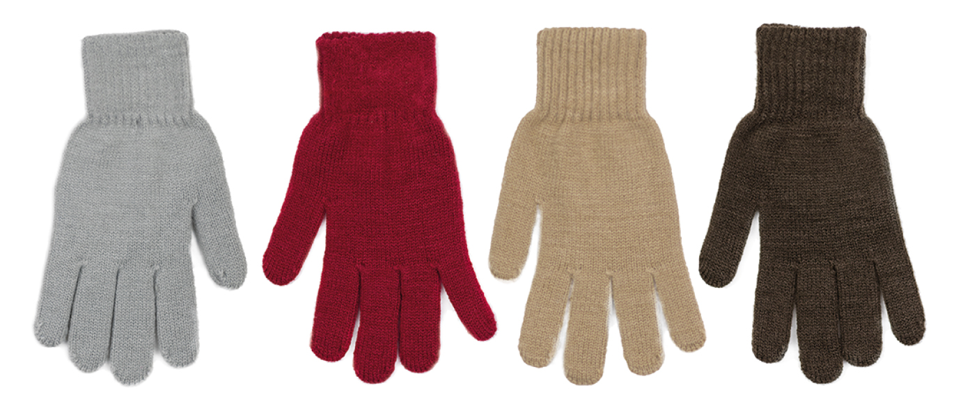 Rękawiczki damskie magic z puszkiem