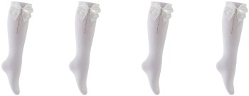 Podkolanówki dziecięce z ozdobą